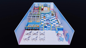 Parque Infantil Interior de Alta Resistencia, Estructura de Juego Suave de Aluminio y PVC, Piscina de Pelotas, Tobogán, Muro de Escalada, Gran Capacidad, Tamaño Personalizable - Product Image 4