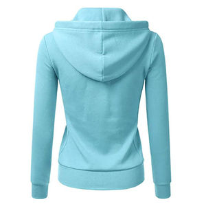Sudaderas con capucha de punto para mujer, transpirables, cortavientos, de secado rápido, para invierno, con logo/colores personalizados, ligeras, de primera calidad - Product Image 3