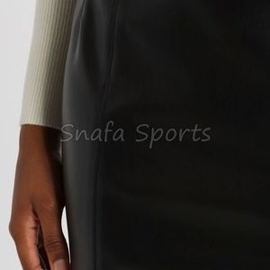 Jupes de soirée sexy de haute qualité pour femmes, vêtements décontractés sexy pour femmes, jupe en cuir véritable à bas prix - Product Image 5