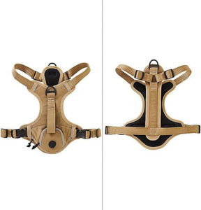 Arnés Táctico Ajustable de Nailon Resistente para Perros Grandes con Asa y Hebillas Metálicas, Chaleco de Entrenamiento Profesional - Product Image 3