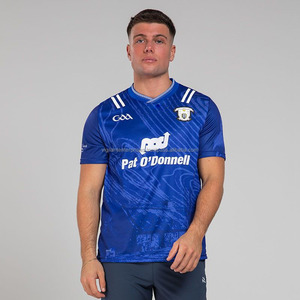   Ensemble de maillots de football haute performance en jersey 100 % polyester de qualité supérieure, design uni, manches courtes - Product Image 1
