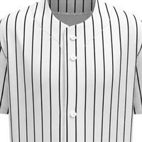 Maillot de baseball professionnel pour homme, entièrement boutonné, personnalisé, à manches courtes, uniforme d'équipe, respirant, écologique, séchage rapide, anti-UV