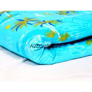 Tela de Algodón 100% Suave, Ecológica, Transpirable y de Secado Rápido con Diseño Floral Estampado a Mano en India para Mujeres y Niñas, Ideal para el Verano - Product Image 3