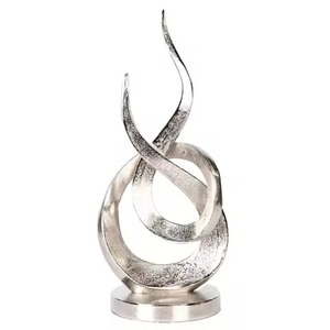 Statue Métallique Sculpturale Décorative, Figurine Artistique pour Salon, Bureau, Hall d'Hôtel, Jardin, Décoration Intérieure - Product Image 4