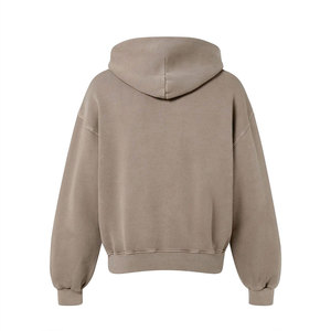 Wholesale Custom Men's Heavyweight Cotton Fleece <b>Zip</b>-<b>Up</b> Hoodie Winter Breathable Streetwear Casual Style <b>Zip</b> <b>Up</b> Hoodie - Product Image 4