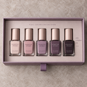 Custom VIOLETTE Nail Color Collection Sliding Drawer Packaging <b>Box</b> - Product Image 2