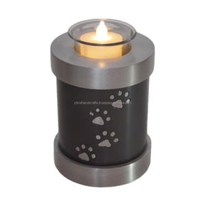 กระบอก Urns ชาแสงออกแบบอนุสรณ์ Handmade สําหรับตกแต่งบ้าน Keepsake Urns ที่ดีที่สุดอุปกรณ์งานศพราคาถูก - Product Image 1