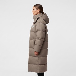 Chaqueta Larga de Invierno para Mujer, Acolchada, con Capucha, Resistente al Viento, Abrigo Cálido para Invierno, Ropa de Exterior, Venta al por Mayor, Logotipo Personalizado - Product Image 2
