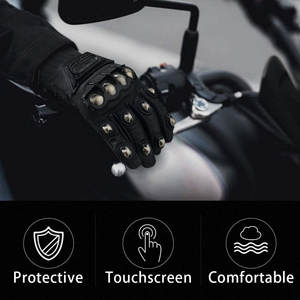 Guantes de Motociclismo de Cuero, Completos, Impermeables, Personalizables, Deportivos, para Motocross, Precio Económico, OEM Personalizado - Product Image 4