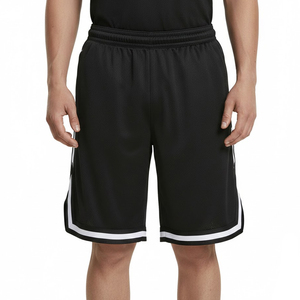 Shorts d'été en maille pour hommes de haute qualité, couleur unie, séchage rapide, écologiques, personnalisables, décontractés, anti-plis - Product Image 6