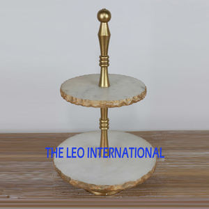 Base para Pastel de Metal Esmaltado y Chapado en Oro, Molde de Resina Epoxi, Herramientas para Pasteles para Bodas, Navidad, Cumpleaños y Ocasiones Especiales - Product Image 4