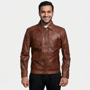 Men Fitted <b>Leather</b> Men's <b>Leather</b> <b>Jacket</b> Black <b>Jacket</b> Top Quality Fashion Pu <b>Leather</b> <b>jacket</b> for men - Product Image 1