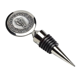 Tapón de Botella Moderno de la Mejor Calidad, Tapón de Botella de Vino de Metal, Acabado Plateado Moderno, Cierre Hermético para Botellas de Vino - Product Image 2