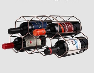 Modern Geometric Metal Storage Rack Multi Compartment Organizer for Kitchen Desk Home Decor - Product Image 5