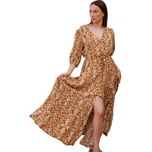 Vestido Largo Estampado Floral para Mujer, Estilo Resort - Product Image 2