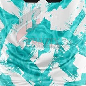Maillot de sport durable, maillot de basket-ball en tissu mesh, design sans manches, tenue de performance pour l'entraînement et les matchs, tenue d'équipe personnalisée - Product Image 5