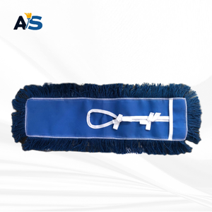 Mopa y barredora de polvo comercial azul de 24 pulgadas con mango extensible – Mopa para limpieza de pisos de madera dura, baldosas y concreto - Product Image 4