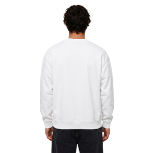 Sweat-shirt personnalisé pour homme en molleton épais à col rond avec texture délavée vintage, broderie personnalisée sur la poitrine et toucher doux - Product Image 3