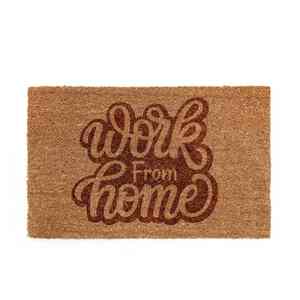 Tapete Antideslizante Ecológico para Puerta, Hecho a Máquina, con Base de PVC y Fibra de Coco, Color Sólido, para Uso en Hoteles y Hogares - Product Image 1