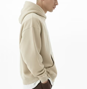 เสื้อฮู้ดดี้ผู้ชายพรีเมียมผ้าฟลีซหนา 380 GSM ผลิตแบบ OEM ขายส่ง ผลิตจากผ้าฝ้าย 65% โพลีเอสเตอร์ 35% รับทำโลโก้แบรนด์ตามสั่ง - Product Image 6