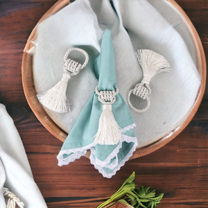 Servilleteros de seda de Color atractivo diseños de moda servilleteros de alta calidad para boda fiesta restaurantes Decoración de mesa - Product Image 3