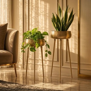 Juego de Soportes para Plantas de Interior Modernos Reutilizables, Florero Trípode Hecho a Mano, Decoración de Interiores - Product Image 6