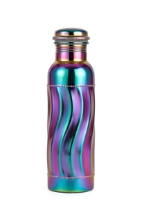 Botellas de cobre con acabado de esmalte blanco de doble tono, recién llegadas, para uso escolar y de oficina. - Product Image 4