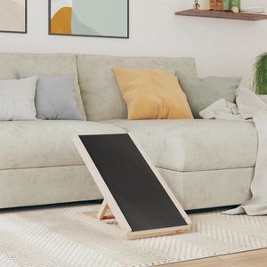 Solid Fir <b>Wood</b> Dog <b>Ramp</b> Gray 27.6"x13.8" Size - Product Image 1