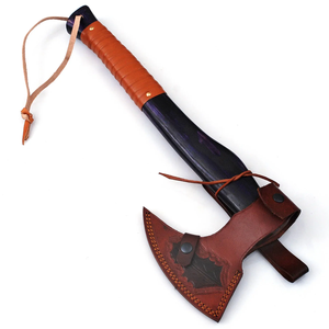 Hache industrielle LEGACY BLADES en acier à haute teneur en carbone, manche en bois naturel, qualité professionnelle pour la foresterie et la coupe du bois - Product Image 5