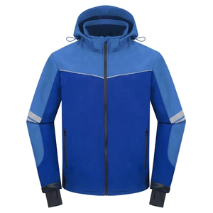 Veste Softshell d'extérieur imperméable personnalisée pour homme, respirante, coupe-vent, pour la randonnée, avec logo OEM, vêtements de travail, fabriquée au Pakistan - Product Image 5