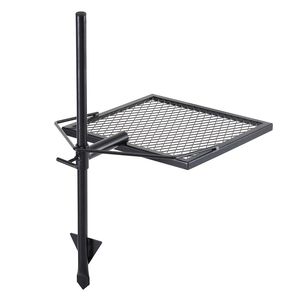 Griglia Girevole a 360 Gradi per Falò con Griglia in Acciaio Resistente per Bracieri - Product Image 1