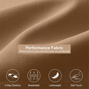 Pantalones Cortos Deportivos Casuales de Verano de Color Sólido con Logotipo Personalizado OEM, Pantalones Cortos de Golf Microelásticos que Absorben el Sudor para Hombre - Product Image 6