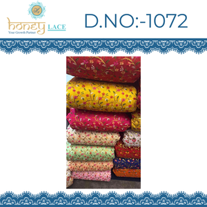 Fendy Premium Georgette Tricoté chaîne Polyester/Nylon/Métallique Brodé de perles florales Respirant pour le travail et les mariages Garçons Filles - Product Image 2