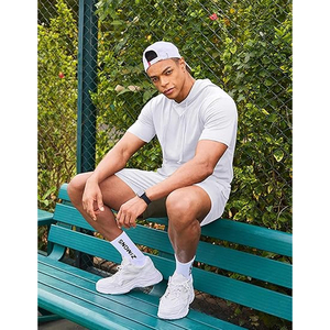 Men’s Grey Hoodie and Shorts <b>Set</b> Relaxed Fit Lightweight Breathable Summer Outfit Stylish Casual Streetwear Clothing - Product Image 3