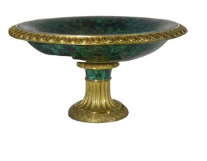 Créations en malachite, objet de décoration minimaliste pour la maison, collection Forêt enchantée d'Essence verdoyante pour la décoration intérieure - Product Image 1