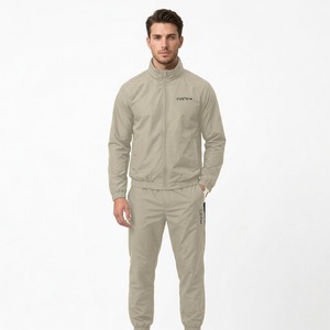 Men Windbreaker Set High Density Logo Embroidery Lightweight Jacket and Pants Premium Sportswear Supplier - Product Image 3