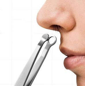 Pince à épiler professionnelle pour poils du nez, en acier inoxydable, pointe fine, droite, réutilisable pour une épilation précise - Product Image 3
