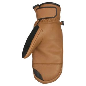 Guantes de esquí y snowboard unisex, impermeables, de cuero, con aislamiento térmico, para invierno, con pantalla táctil y resistentes al viento, personalizables. - Product Image 3