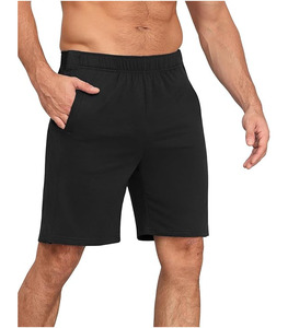 Shorts de sport unisexe en tissu éponge à taille haute, à déchirure facile, 9 pouces, en coton, avec boutons-pression, pour la récupération post-chirurgie de la hanche, longueur au-dessus du genou, avec poches - Product Image 2