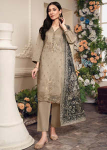 Women <b>Silk</b> <b>Kurta</b> With White Embroidery Loose Fit Midi Length Traditional Indian Pakistani Casual Wear - Product Image 4