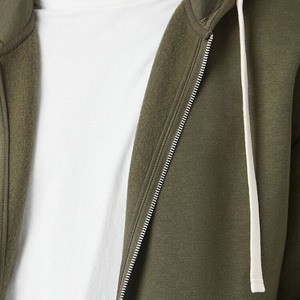 เสื้อฮู้ดดี้ซิปผู้ชายทรงโอเวอร์ไซส์ รุ่นปี 2026 ดีไซน์เรียบง่าย สวมใส่สบาย ผลิตจากผ้าฝ้ายฟลีซเนื้อนุ่ม ซิปยาวเต็มตัว ทรงหลวมใส่สบายสำหรับผู้ชาย - Product Image 4