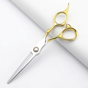 Ciseaux de coiffure professionnels de 6,0 pouces, ciseaux de barbier, outils de coupe de cheveux en acier inoxydable - Product Image 5