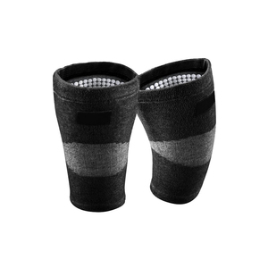Genouillère de protection sportive élastique pour homme, bicolore rouge et noir - Product Image 5