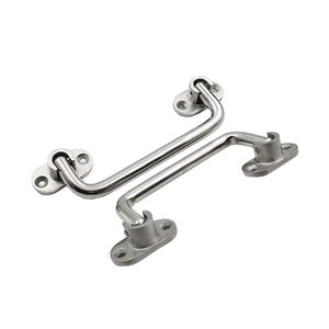 Manija Plegable de Acero Inoxidable Kfhs100 120 de Alta Resistencia con Cuatro Orificios para Puertas y Ventanas - Product Image 1