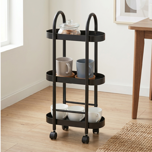 Best OEM SALE Three-Layer Metal Organizer Taiwan Manufacturer Home Storage Household DIY Housewares Slim Modern Multifunction - Product Image 1