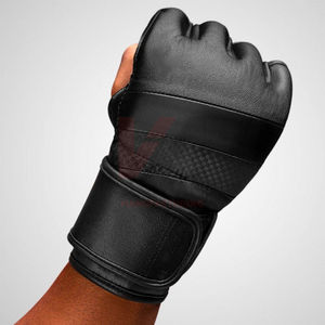 Gants de boxe en cuir de qualité professionnelle pour l'entraînement au punching, avec doublure en maille respirante et protection contre les chocs - Product Image 1