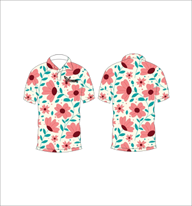 เสื้อยืดพิมพ์ลายดอกไม้สำหรับผู้ชาย แขนสั้น สไตล์ลำลอง ใส่สบายสำหรับฤดูร้อน คอกลม เสื้อซับลิเมชั่น - Product Image 4