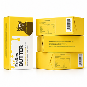 ECOREV ECO14 OEM Food Grade Aluminum Foil Laminated <b>Paper</b> Backed Soft Temper Roll for Butter <b>Wrapping</b> with 8011 & 1235 Alloy - Product Image 5