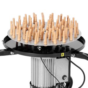 Spiumatrice Elettrica per Polli 550W 275RPM con Tamburo da 15,7 Pollici e 114 Dita Morbide - Attrezzatura per la Macellazione - Product Image 2