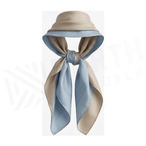 Women's Square <b>Silk</b> Scarf Solid Color Elegant Multi-Functional Fashion Accessory All Seasons - Product Image 2